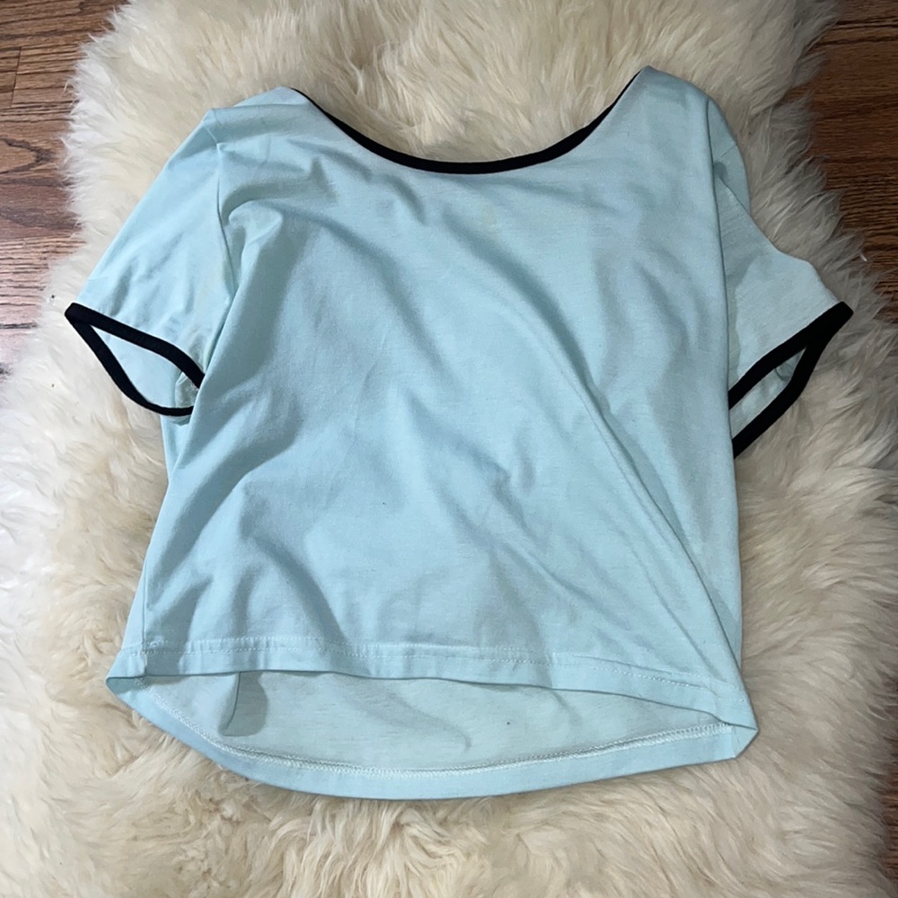 Basic blue tee